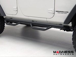 Jeep Wrangler JK 4-Door Wheel to Wheel Nerf Steps (2007 - 2018) 